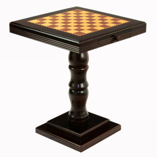 Mega Home Pedestal Chess Table & Reviews Wayfair
